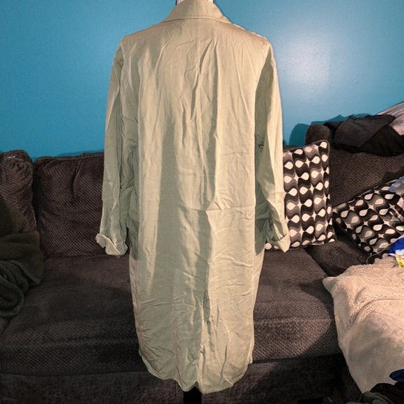 Zara Flowy Open Trench Coat, Small - Picture 4 of 6